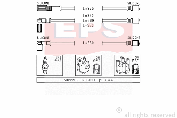 Ignition Cable Kit (EPS-1500 354)