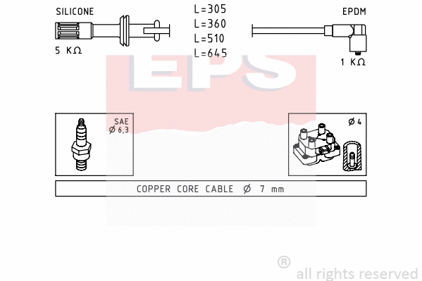 Ignition Cable Kit (EPS-1500 700)