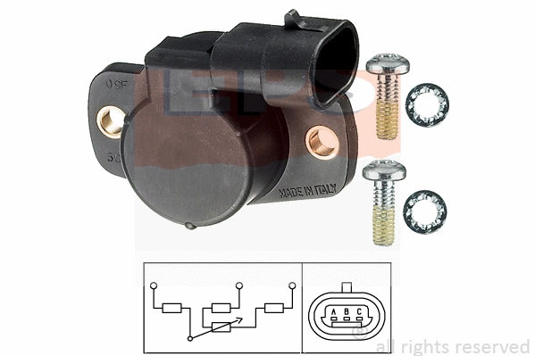 Sensor, throttle position (EPS-1995 001)