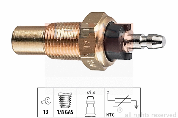 Sensor, coolant temperature (EPS-1830 052)