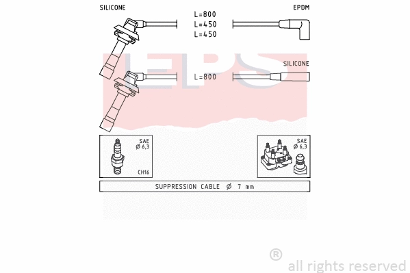 Ignition Cable Kit (EPS-1501 887)