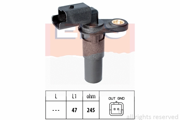 Sensor, crankshaft pulse (EPS-1953 536)