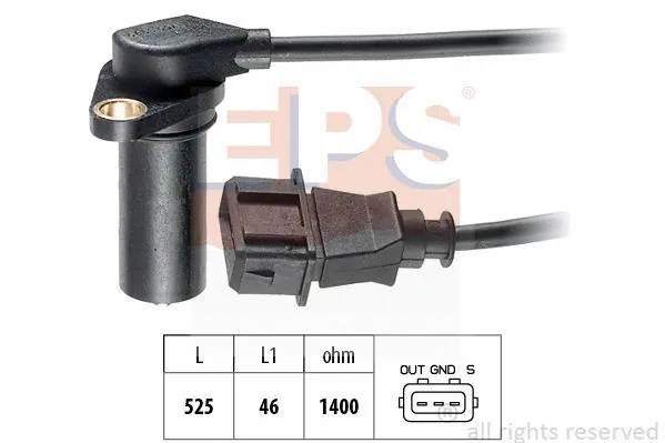 Sensor, crankshaft pulse