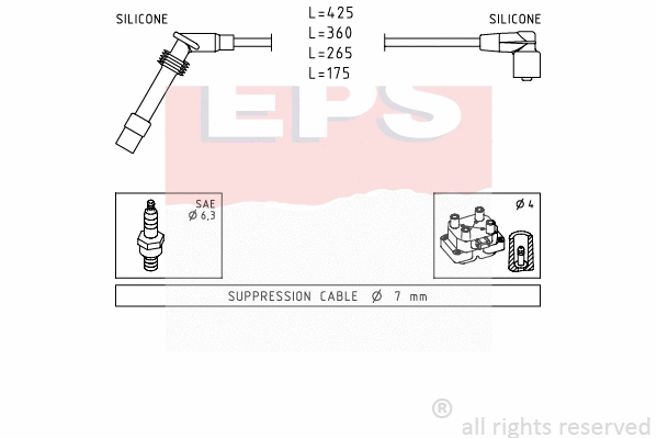 Ignition Cable Kit (EPS-1501 531)