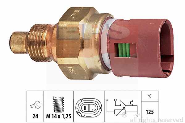 Sensor, coolant temperature (EPS-1830 532)