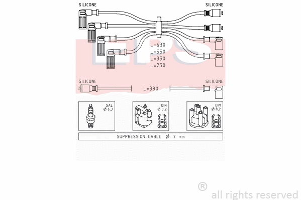 Ignition Cable Kit (EPS-1500 815)