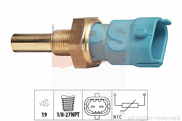Sensor, coolant temperature