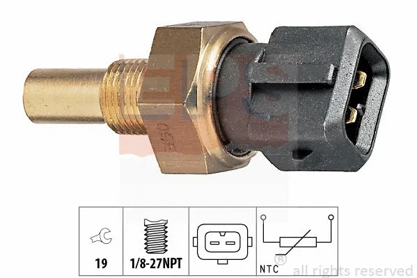 Sensor, coolant temperature
