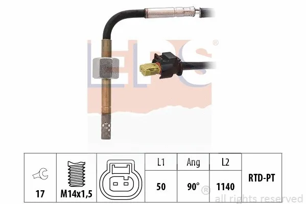 Sensor, exhaust gas temperature (EPS-1220 302)