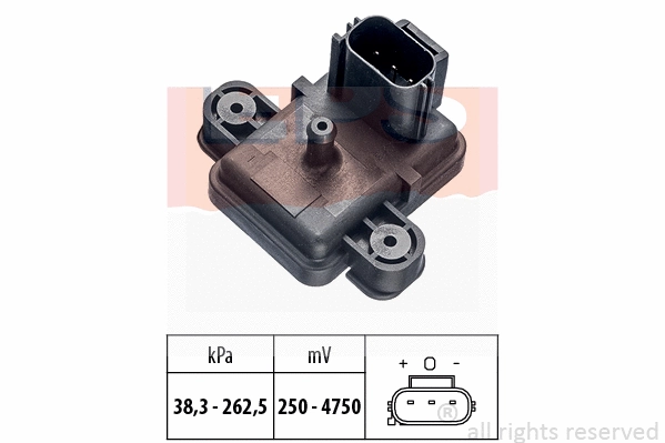 Sensor, exhaust pressure (EPS-1993 355)