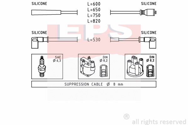 Ignition Cable Kit (EPS-1501 078)