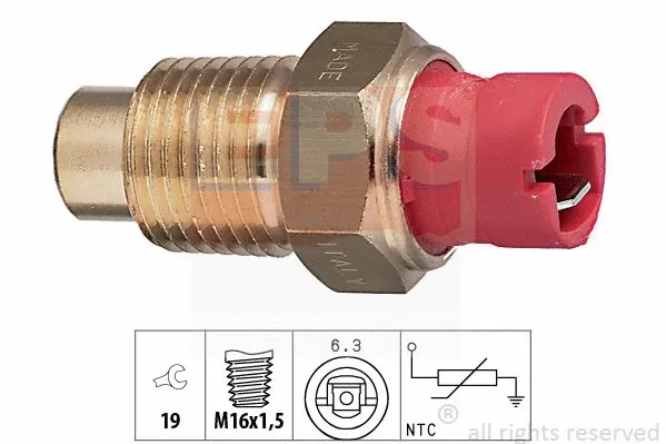 Sensor, coolant temperature