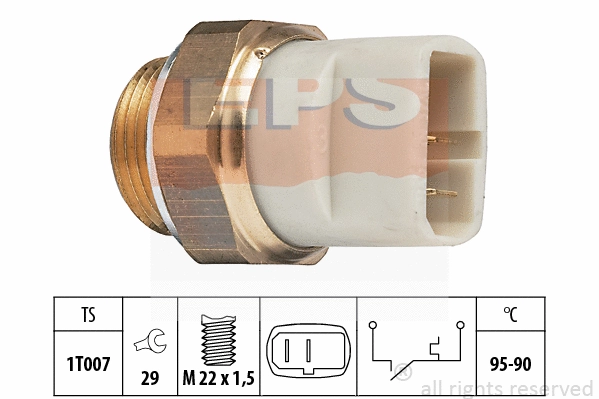 Temperature Switch, radiator fan (EPS-1850 027)