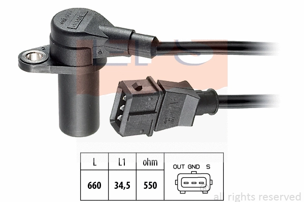 Sensor, crankshaft pulse (EPS-1953 149)
