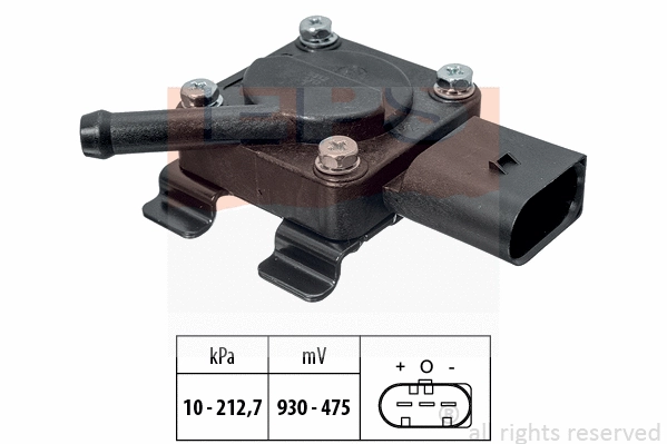 Sensor, exhaust pressure (EPS-1993 312)