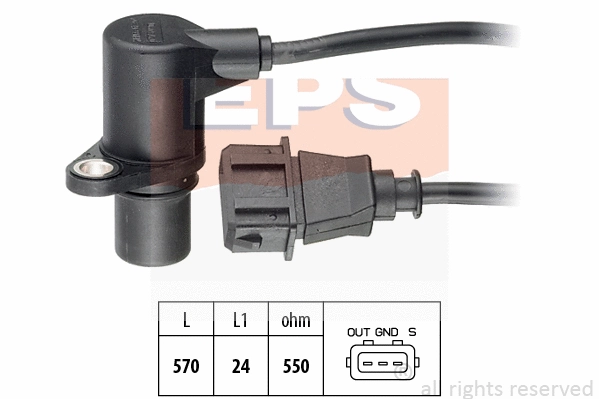 Sensor, crankshaft pulse (EPS-1953 273)