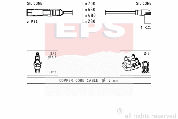 Ignition Cable Kit (EPS-1501 479)