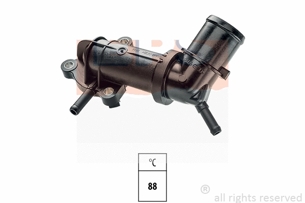 Thermostat, coolant (EPS-1880 973)
