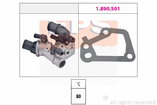 Thermostat, coolant (EPS-1880 103)