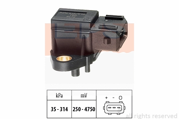 Air Pressure Sensor, altitude adaption (EPS-1993 116)