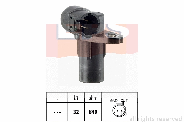 Sensor, crankshaft pulse (EPS-1953 291)