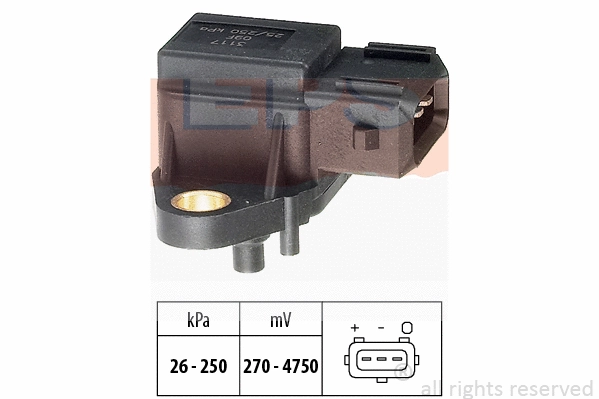 Sensor, boost pressure (EPS-1993 117)