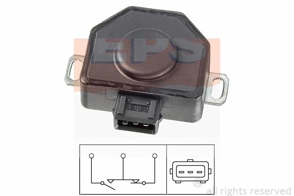 Sensor, throttle position (EPS-1995 078)