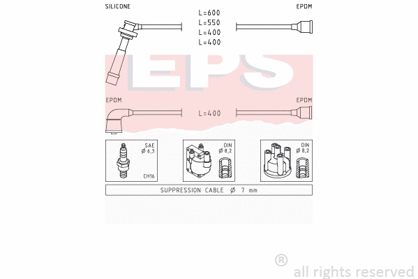 Ignition Cable Kit (EPS-1499 028)