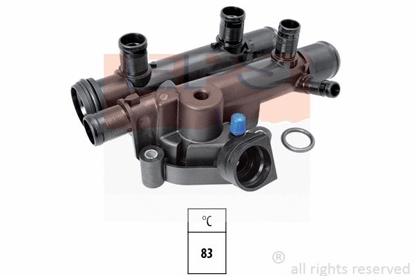 Thermostat, coolant (EPS-1880 666)