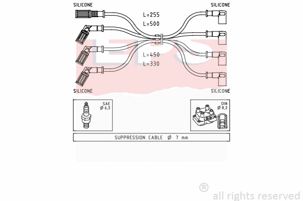Ignition Cable Kit (EPS-1500 887)