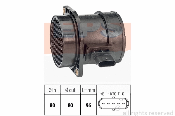 Mass Air Flow Sensor (EPS-1991 376)