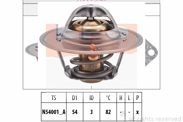 Thermostat, coolant (EPS-1880 233)