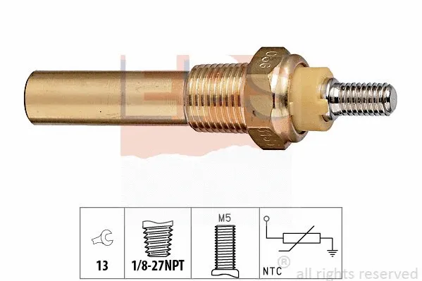 Sensor, coolant temperature