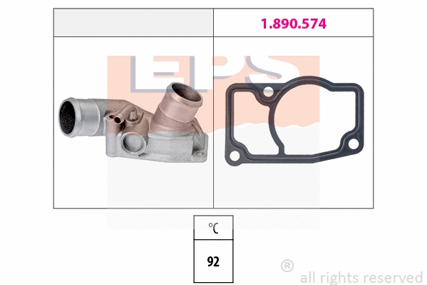 Thermostat, coolant (EPS-1880 664)