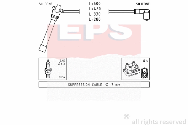 Ignition Cable Kit (EPS-1501 505)