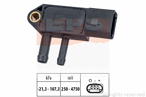 Sensor, exhaust pressure (EPS-1993 266)