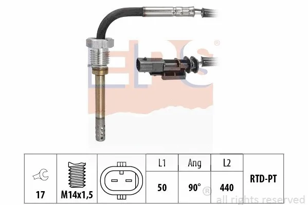 Sensor, exhaust gas temperature (EPS-1220 090)