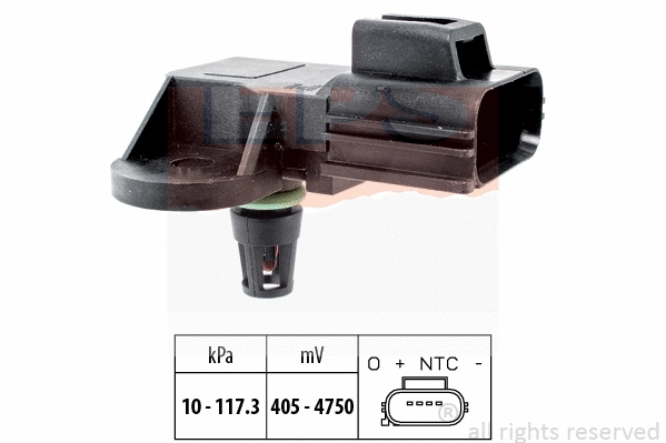 Air Pressure Sensor, altitude adaption (EPS-1993 100)
