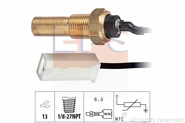 Sensor, coolant temperature