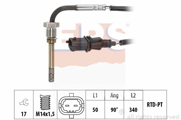 Sensor, exhaust gas temperature (EPS-1220 167)