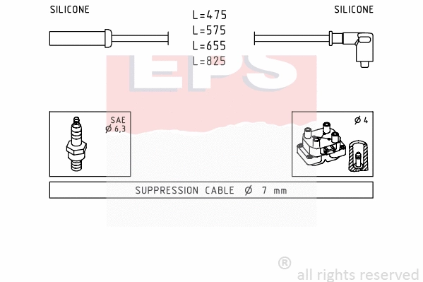 Ignition Cable Kit (EPS-1500 494)