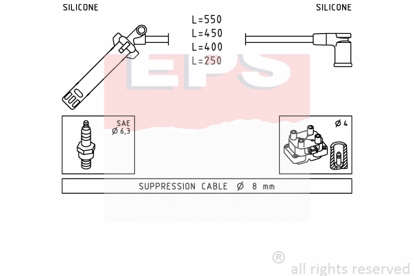Ignition Cable Kit (EPS-1501 976)