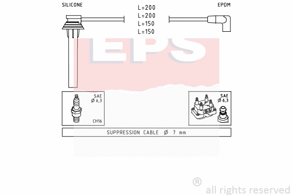 Ignition Cable Kit (EPS-1501 507)