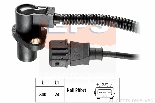 Sensor, crankshaft pulse (EPS-1953 314)