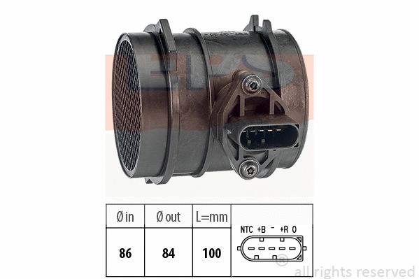Mass Air Flow Sensor (EPS-1991 076)