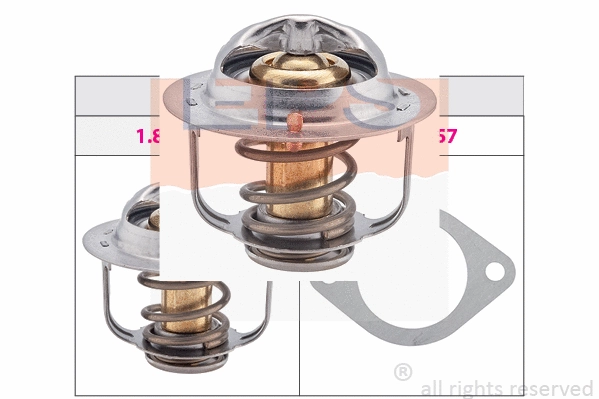 Thermostat, coolant (EPS-1880 305S)