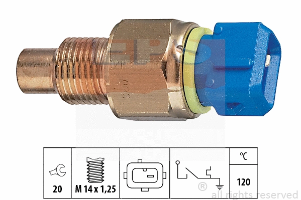 Temperature Switch, coolant warning lamp (EPS-1840 131)