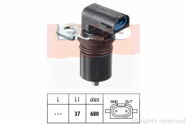 Sensor, RPM (EPS-1953 321)