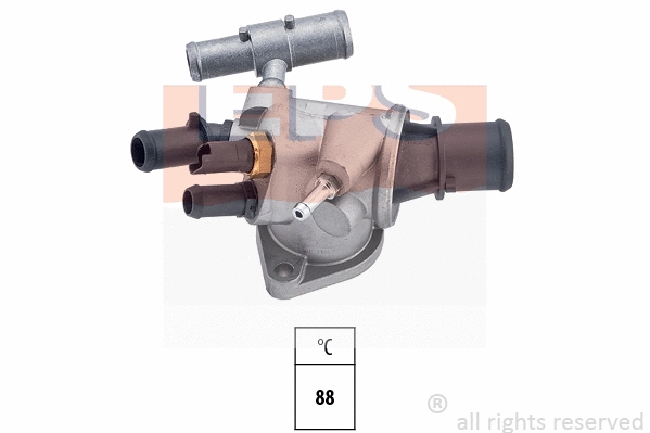Thermostat, coolant (EPS-1880 567)