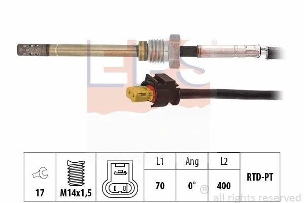 Sensor, exhaust gas temperature (EPS-1220 209)